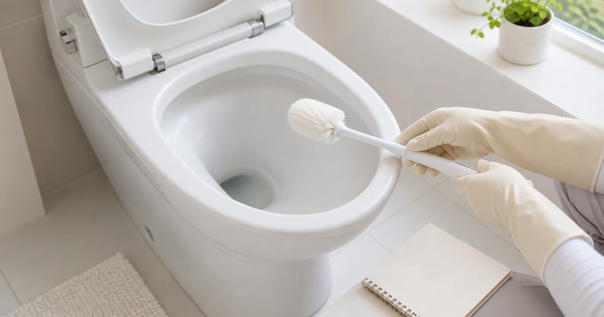 トイレ黒ずみが取れない時の確認ポイント