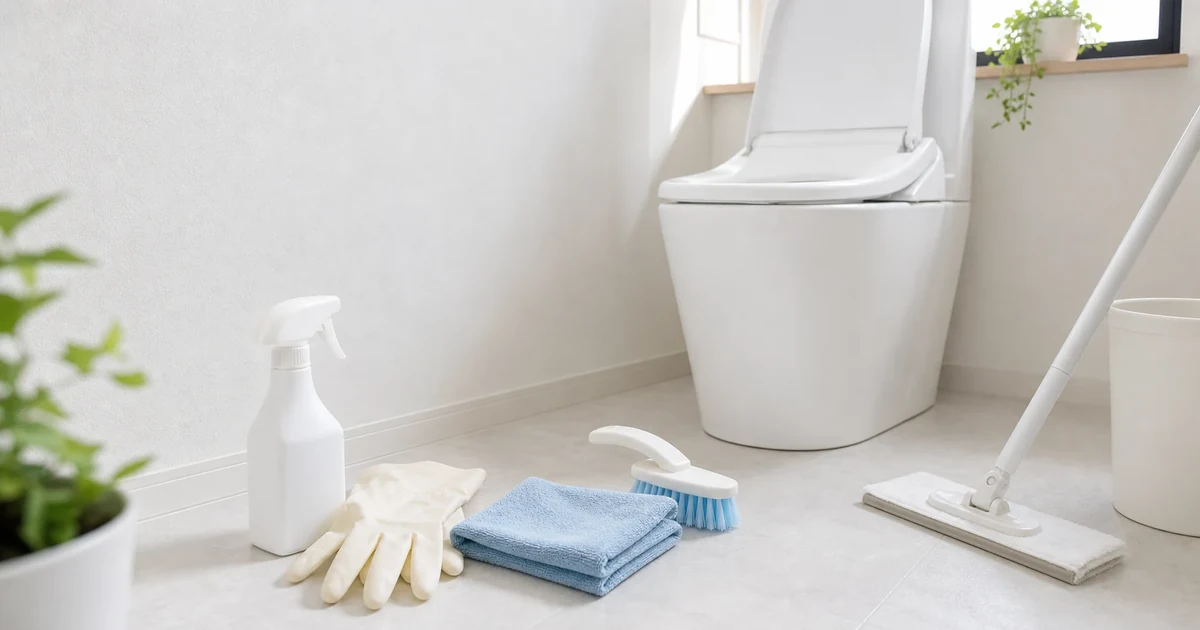 トイレ黄ばみ掃除の道具の使い分け